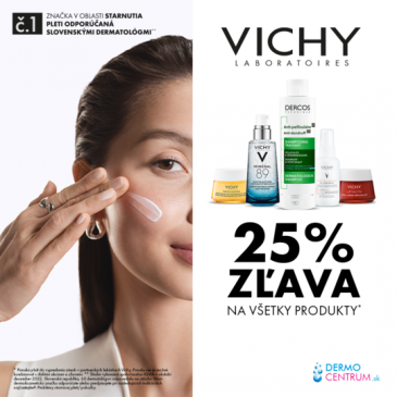 Zľava 25 % na všetky produkty od Vichy