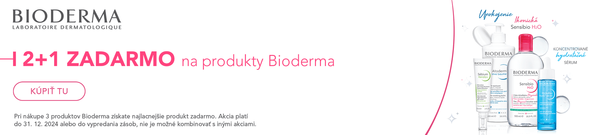 Bioderma 2+1 ZADARMO