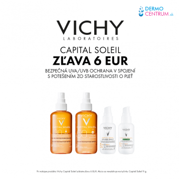 Zľava 6 € na opaľovacie prípravky Vichy Capital Soleil