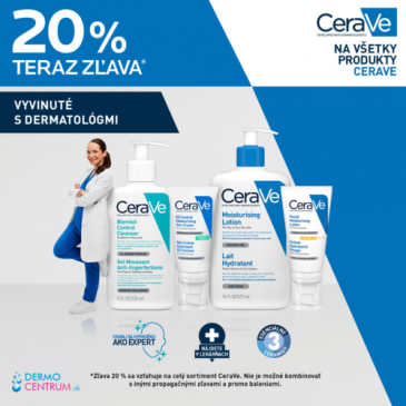 Zľava 20% na celý sortiment značky Cerave