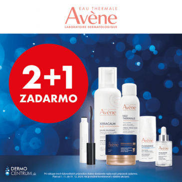 Akcia 2+1 zadarmo na produkty značky Avene