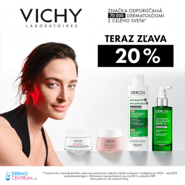 Zľava 20 % na celé portfólio Vichy