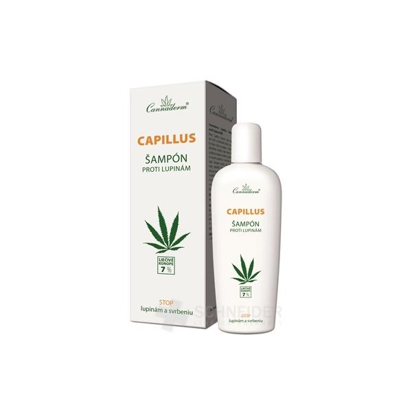 Cannaderm CAPILLUS šampón proti lupinám NEW