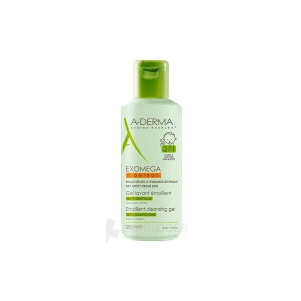 A-DERMA EXOMEGA CONTROL GEL LAVANT ÉMOLLIENT 2EN1