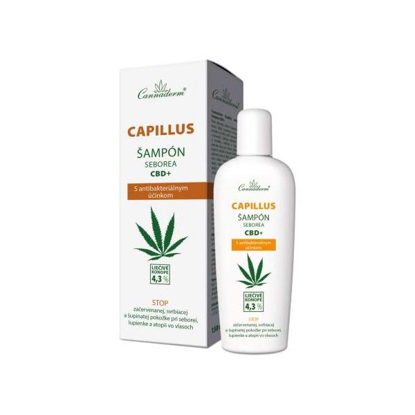 Cannaderm CAPILLUS šampón seborea CBD+